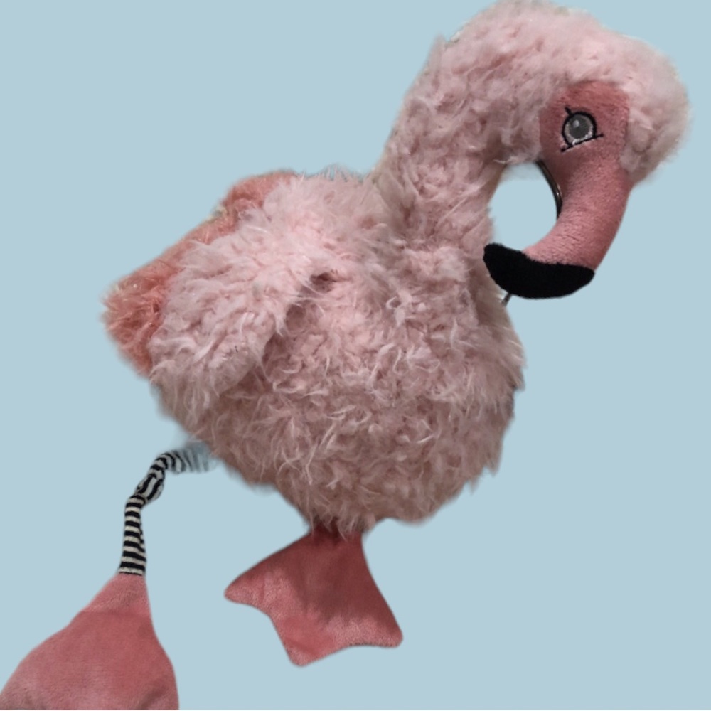 Bunnies By The Bay Pink FLAMINGO 15" Plush Floppy Knotted Legs Stuffed Toy